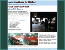 Tablet Screenshot of manhattan-collision.com